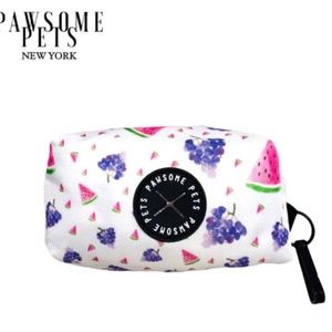 Poo bag holder - grape and watermelon squeeze